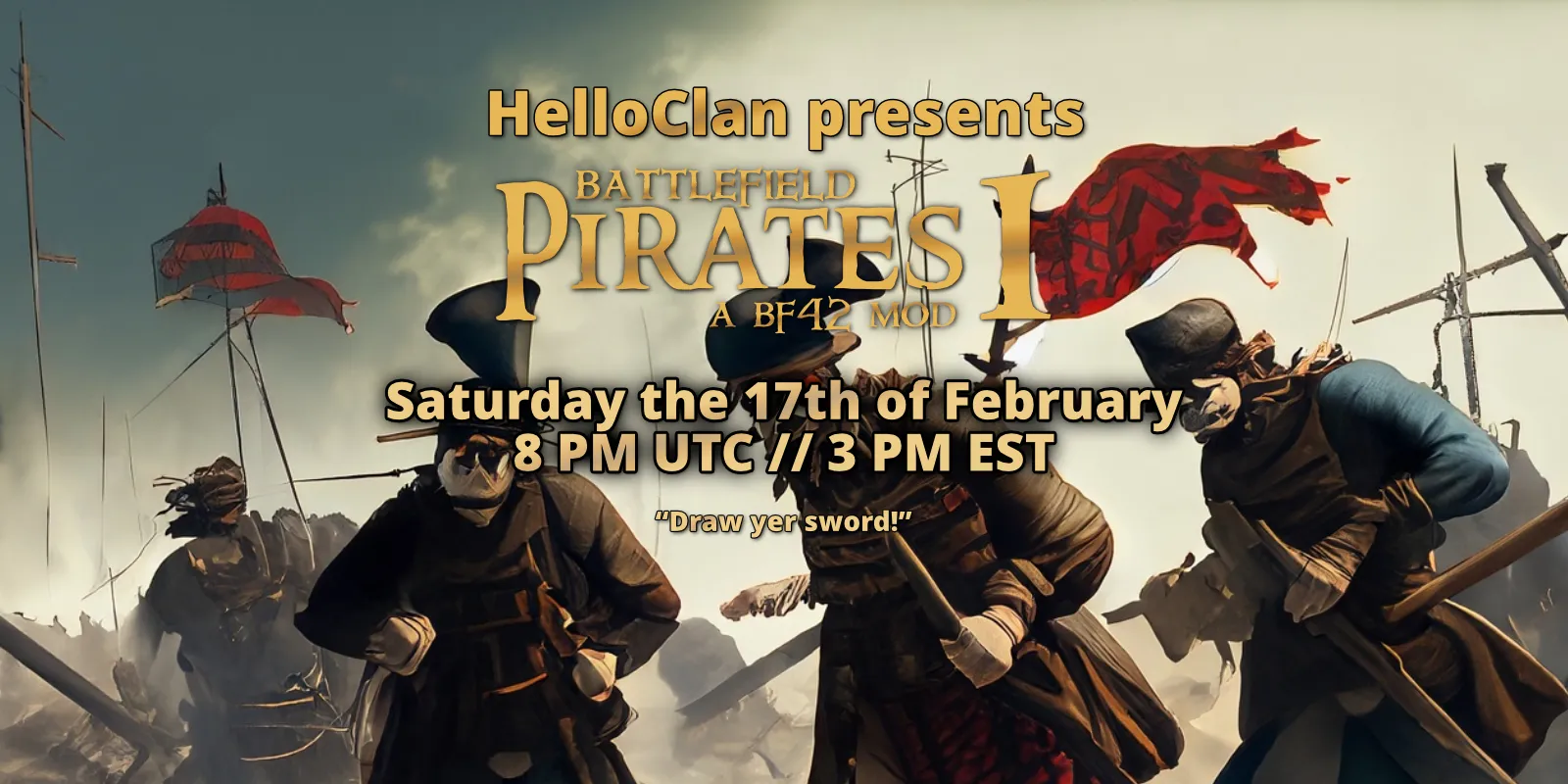 Flags and Swords Pirates Event