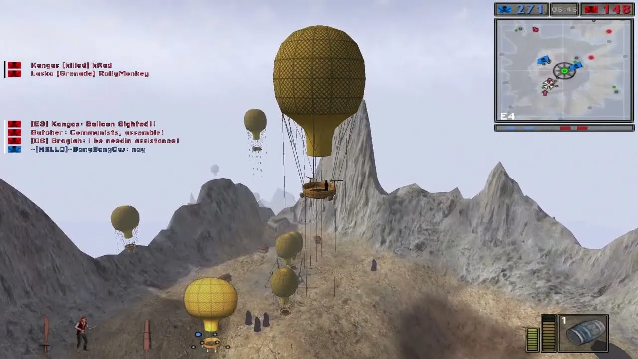 Sky-High Adventures: Battlefield Pirates Take to the Skies in Air Balloons!