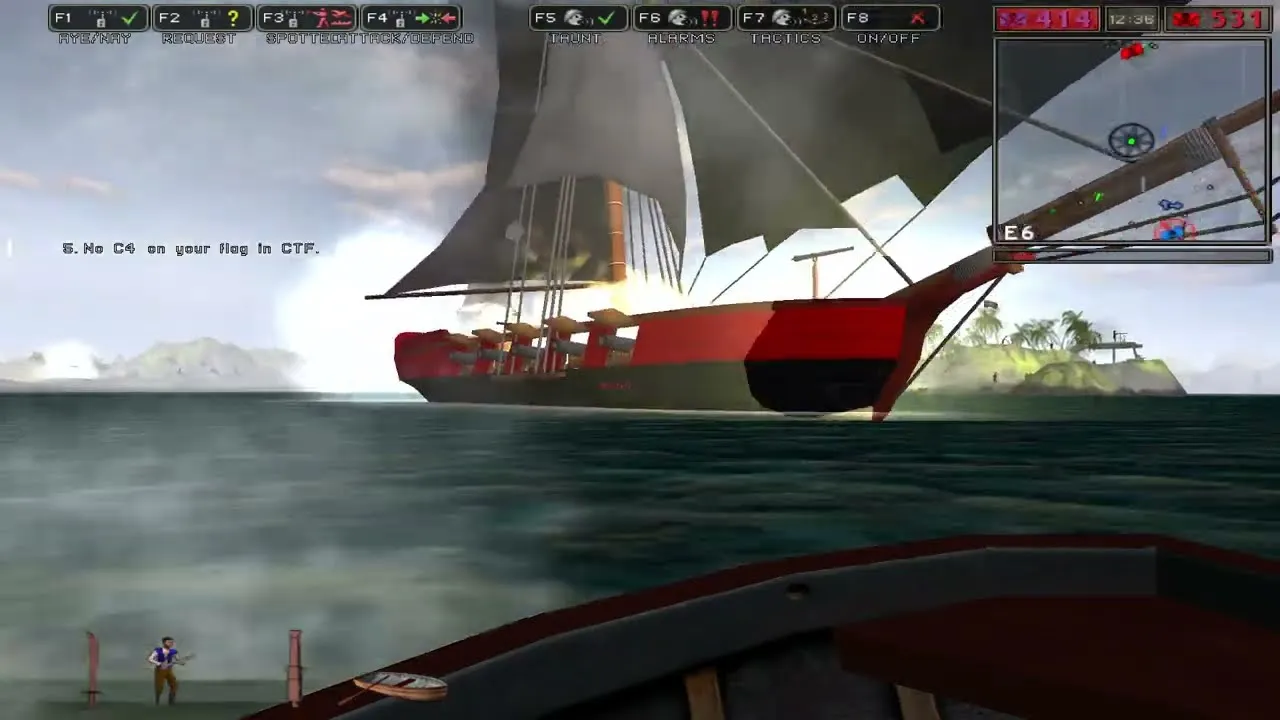 Land and Sea Clash: Battlefield Pirates in an Epic Dual Battle!