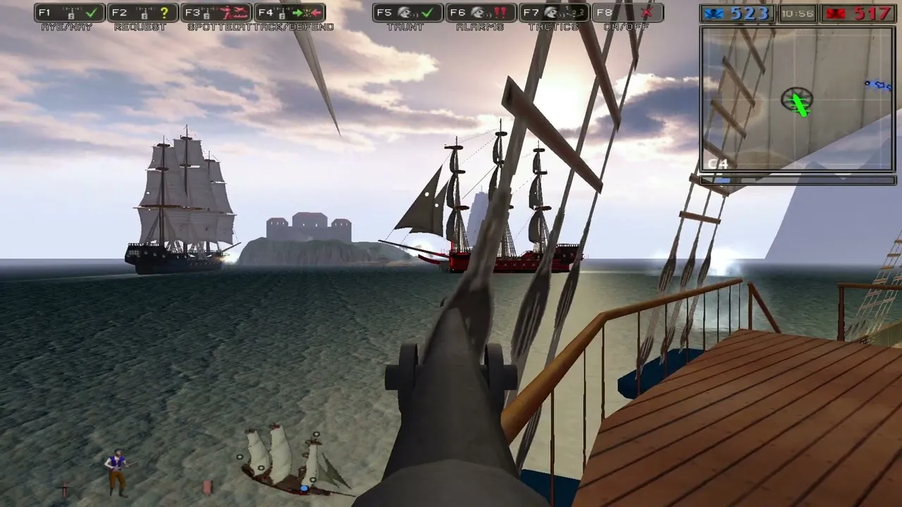 Unleashing Chaos on the High Seas: Epic Battlefield Pirates Sea Battle!