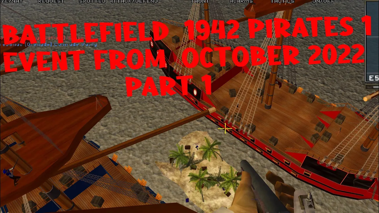 Battlefield 1942 Pirates Halloween event from  28th of October 2022 part 1