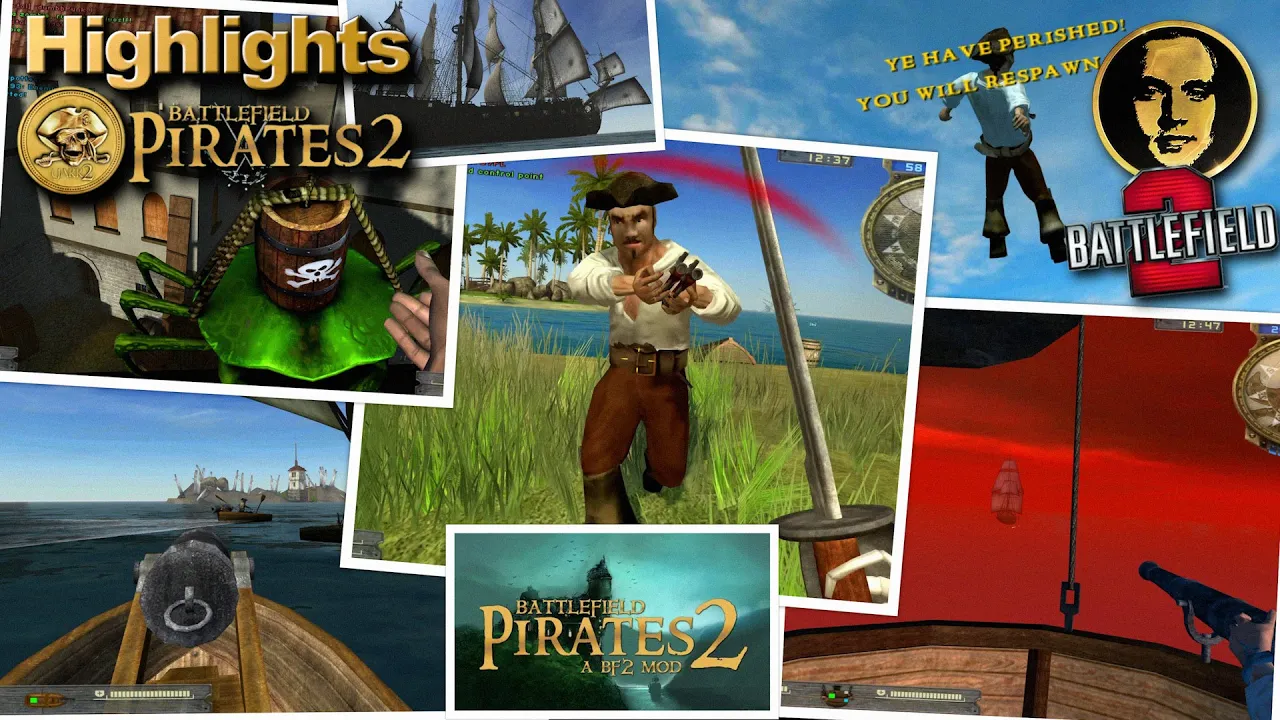 Battlefield 2 Pirates 2 Gameplay Highlights (Lost Soldiers Event)